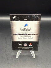 Load image into Gallery viewer, Isaac Teslaa Constellation Variation RC 2025 Topps Cosmic Chrome Football SSP
