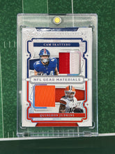 Load image into Gallery viewer, Cam Skattebo Quinshon Judkins 2025 National Treasures NFL Gear Combo Materials /25
