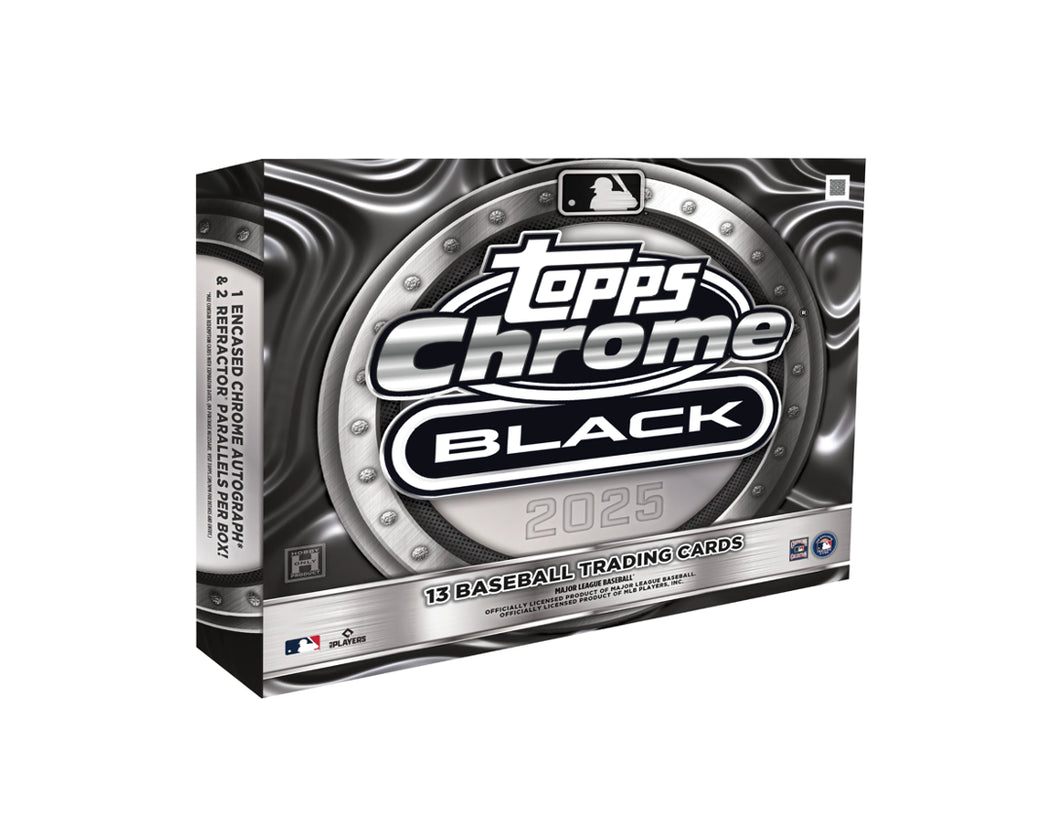 2025 Topps Chrome Black Baseball Hobby Box