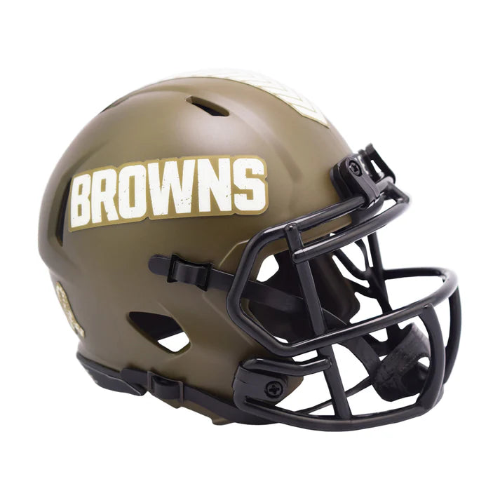 Riddell Cleveland Browns 2022 Salute to Service Mini Helmet