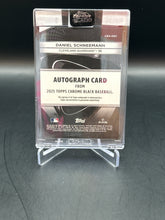 Load image into Gallery viewer, Daniel Schneeman 2025 Topps Chrome Black Blue Auto /150 #CBA-DSC
