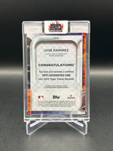 Load image into Gallery viewer, Jose Ramirez 2022 Topps Tribute Purple Auto /50 #TA-JR
