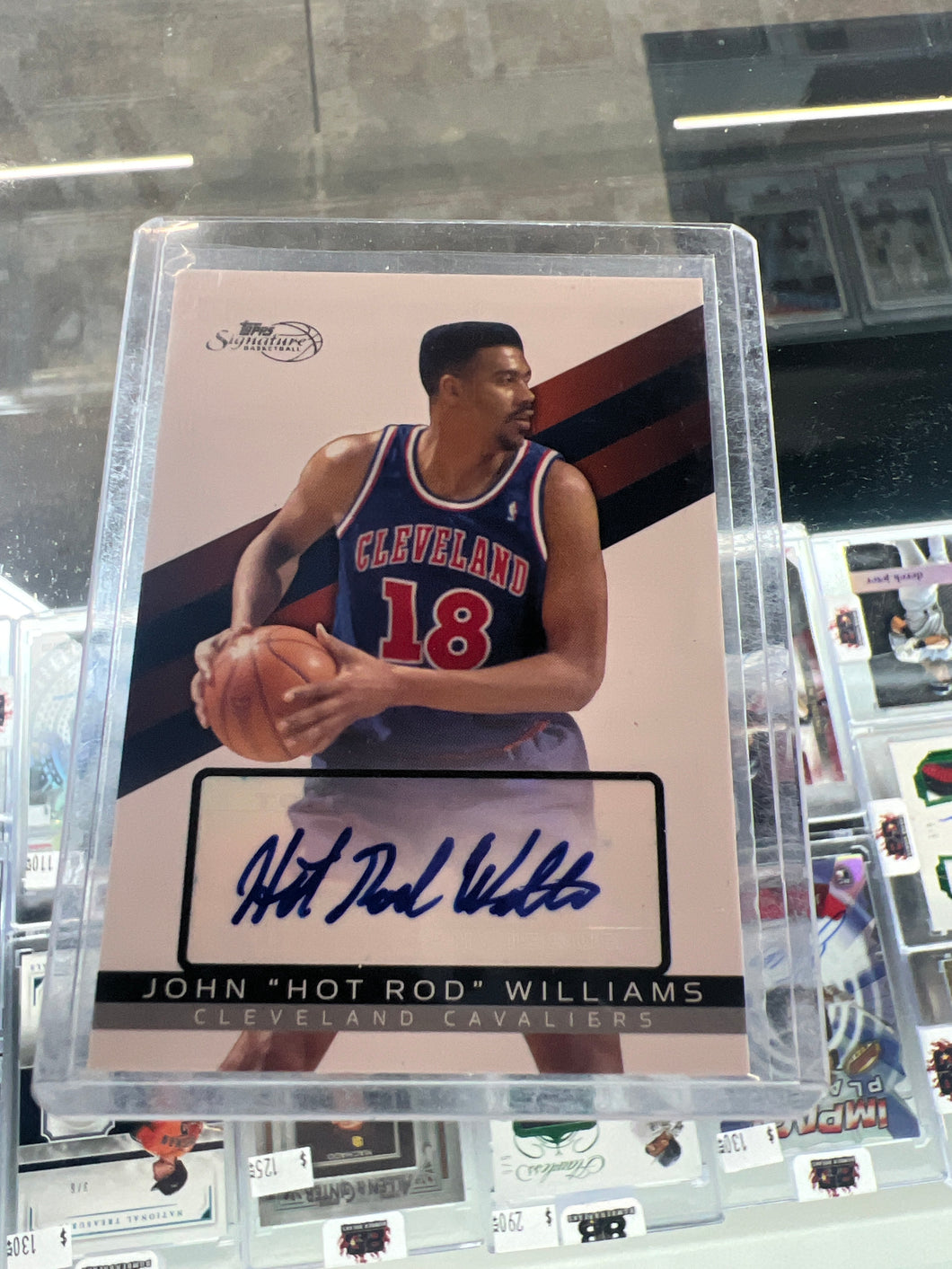 2009 NBA Topps Signature Basketball John Hot Rod Williams Knicks /750