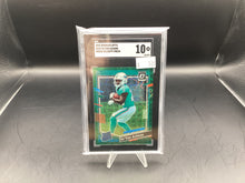 Load image into Gallery viewer, De’von Achane 2023 Donruss Optic #269 Rated Rookie Green Velocity Prizm SGC 10

