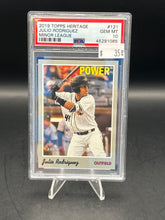 Load image into Gallery viewer, Julio Rodriguez 2019 Topps Heritage Minor League #121 PSA 10
