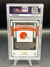 Load image into Gallery viewer, Shedeur Sanders 2025 Panini Donruss Downtown #17 PSA 10
