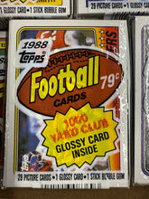 Load image into Gallery viewer, 1988 Topps Football Factory Sealed CELLO Pack
