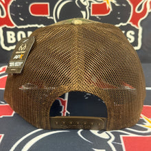 Load image into Gallery viewer, RealTree APX Brown Camo Premium Bomber Sports Cards Hat
