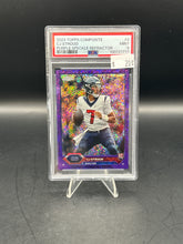 Load image into Gallery viewer, CJ Stroud 2023 Topps Composite Purple Speckle /250 #2 PSA 9
