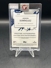 Load image into Gallery viewer, Jasson Dominguez 2025 Topps Pristine Blue Auto /75 #PA-JDO
