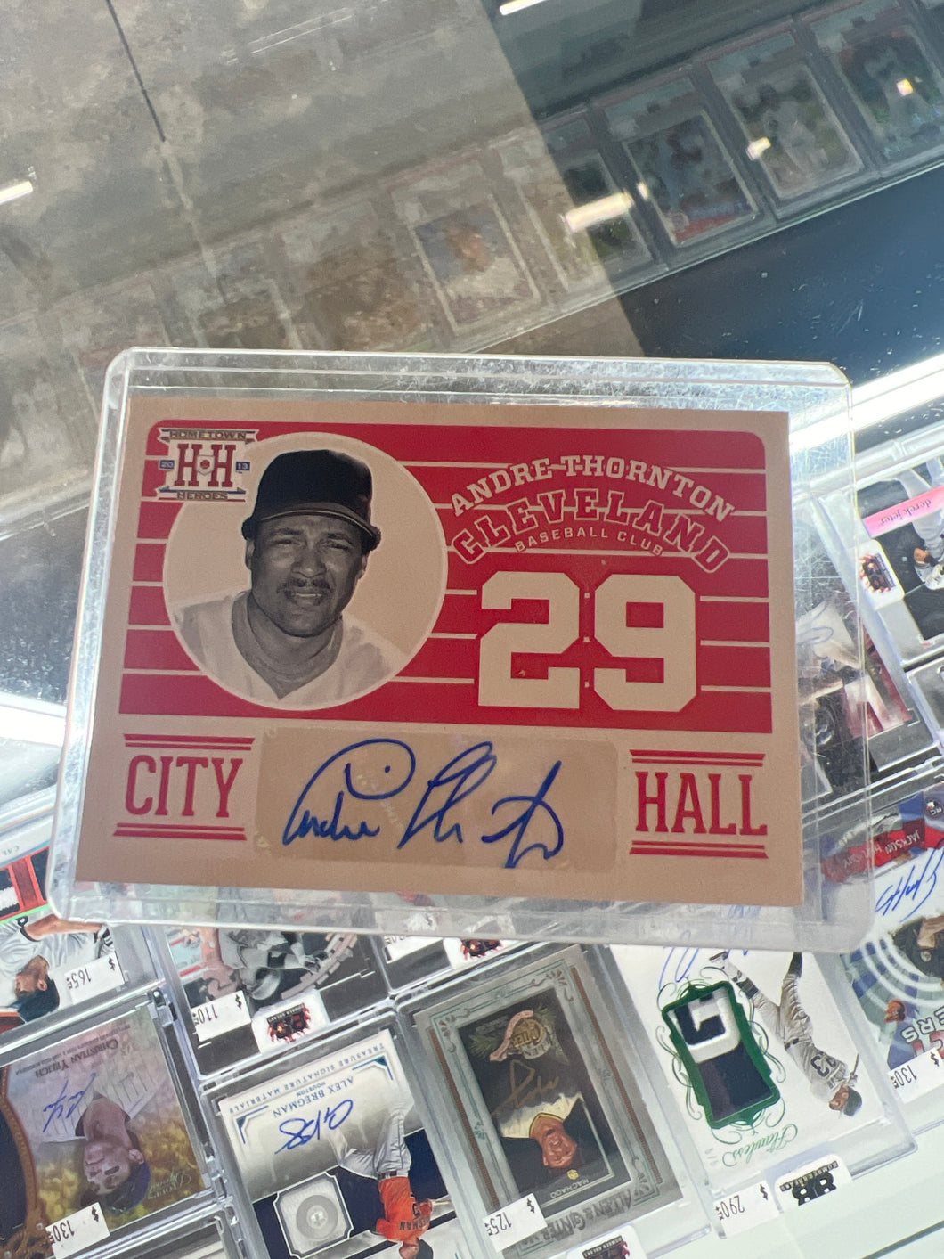Andre Thornton 2013 Hometown Heroes City Hall Auto Autograph