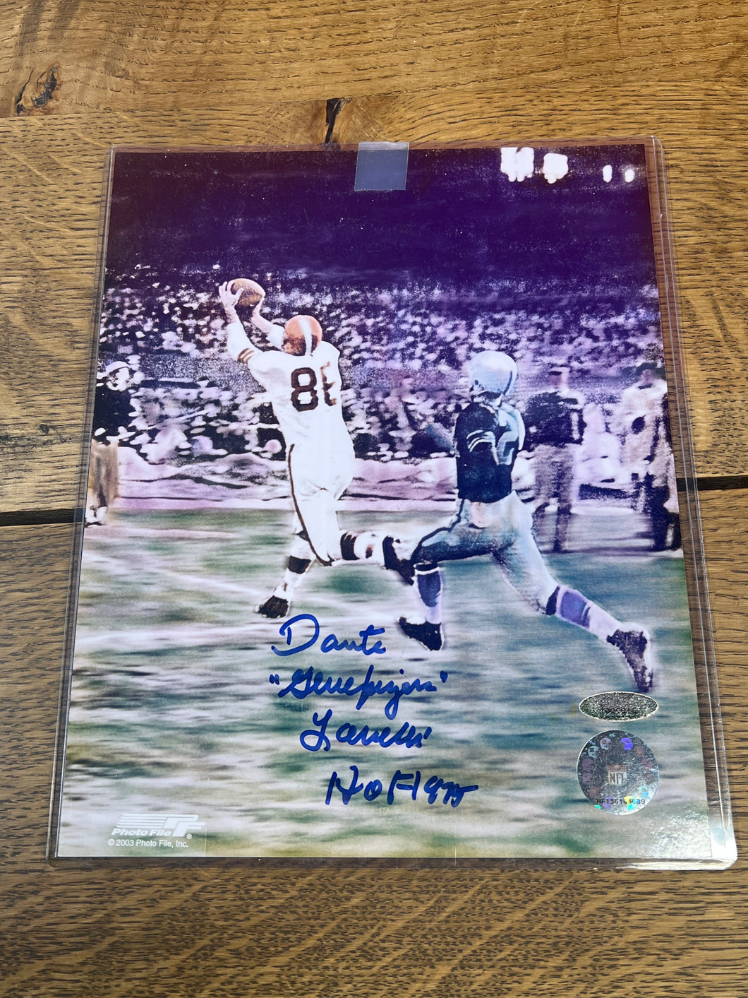 Dante “Gluefingers” Lavelli HOF Cleveland Browns 8x10