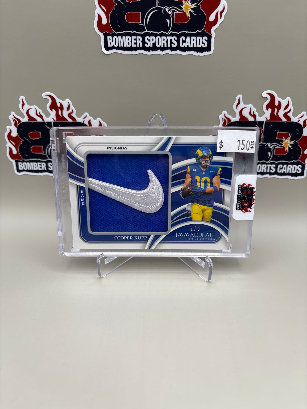 Cooper Kupp 2024 Panini Immaculate Insignias Jumbo Nike Swoosh 2/5