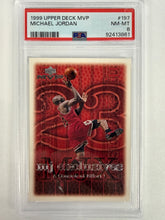 Load image into Gallery viewer, Micheal Jordan 1999 Upper Deck MVP PSA 8
