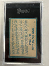 Load image into Gallery viewer, Jim Brown 1961 Topps #77 Football Highlights SGC 5
