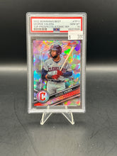 Load image into Gallery viewer, George Valera 2022 Bowman's Best Top Prospects Atomic #TP11 PSA 10
