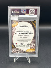 Load image into Gallery viewer, Leo De Vries 2024 Bowman's Best Auto #B24-LD PSA 10
