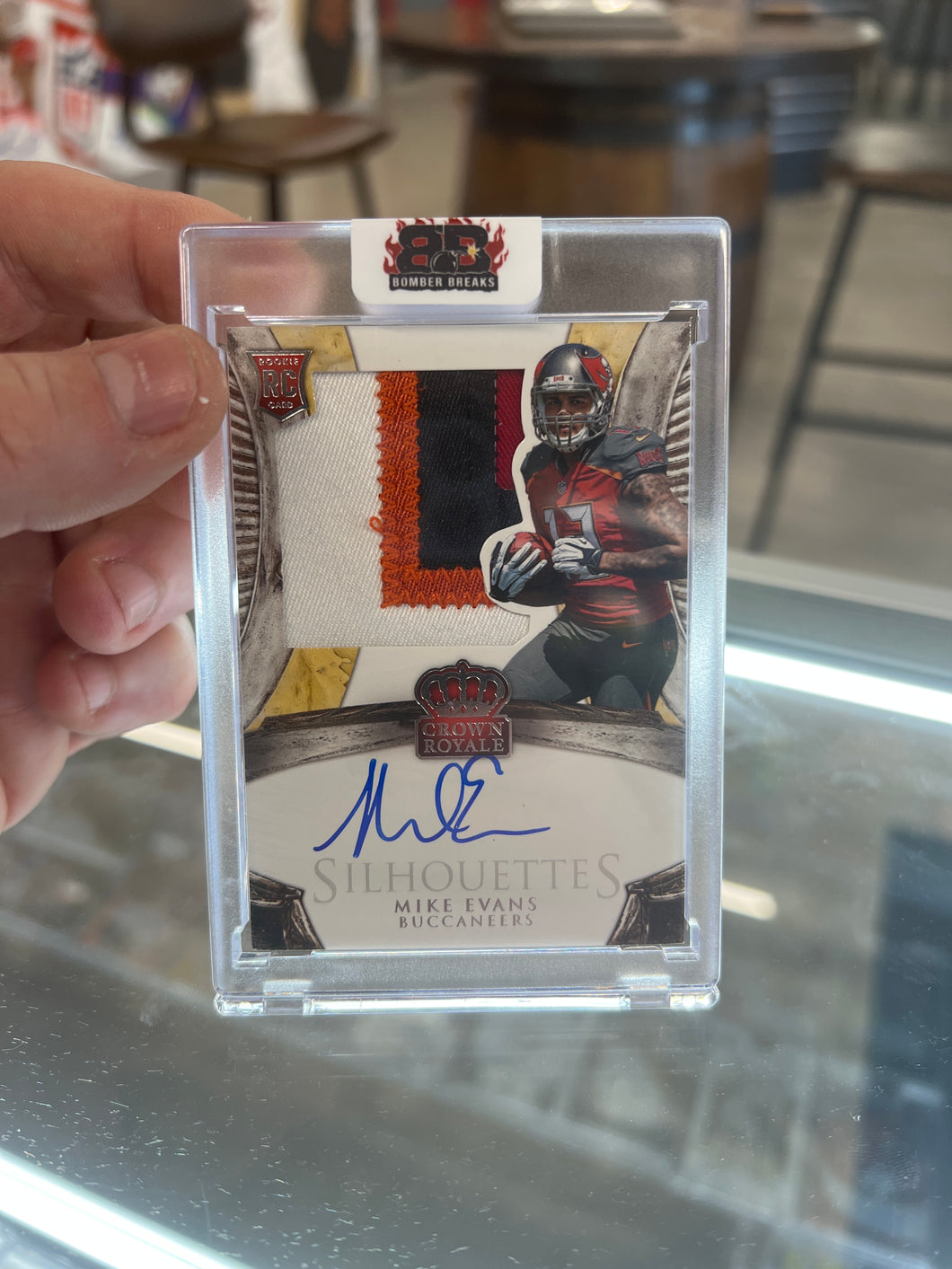 2014 Crown Royale Mike Evans Silhouettes RC RPA/299 Tampa Bay Buccaneers