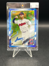 Load image into Gallery viewer, Andres Gimenez 2021 Topps Chrome Sapphire Rookie Auto #RA-AG
