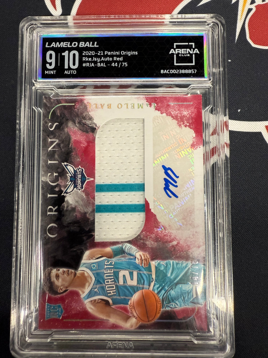 Lamelo Ball 2020/21 Panini Origins Rookie Jersey Auto 44/75