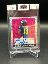 Load image into Gallery viewer, Bryce Underwood 2025 Leaf 15th Anniversary Bryce Underwood Pink Shimmer 1/1 #48A-BU1 (Damaged)
