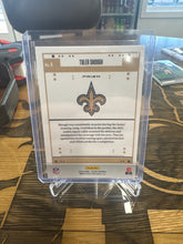 Load image into Gallery viewer, Tyler Shough 2025 Panini Select Score Throwback Silver Prizm RC Rookie
