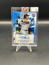 Load image into Gallery viewer, Jasson Dominguez 2025 Topps Pristine Blue Auto /75 #PA-JDO
