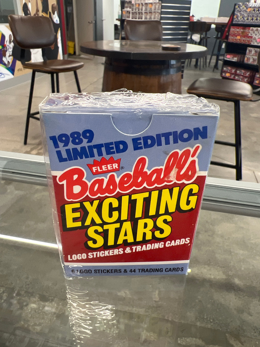 1989 Fleer Exciting Stars Unopened Factory Sealed Set 44 Cards 6 Logos Limited