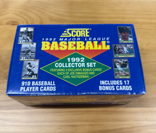 Load image into Gallery viewer, 1992 Score Baseball Collector Set Factory Sealed - 900 Cards
