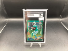 Load image into Gallery viewer, De’von Achane 2023 Donruss Optic #269 Rated Rookie Green Velocity Prizm SGC 10
