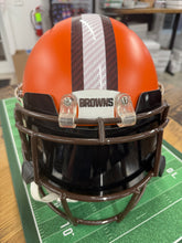 Load image into Gallery viewer, Baker Mayfield &amp; Nick Chubb Authentic Autographed Cleveland Browns Full Size Helmet - Beckett Authentication - 2015 Initial Season Helmet with Visor

