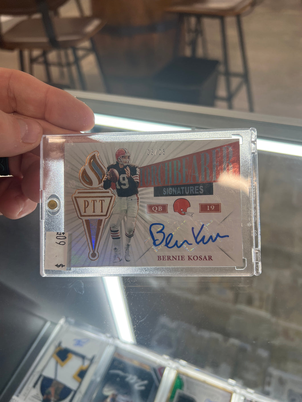 Bernie Kosar Torchbearer Autograph 03/25