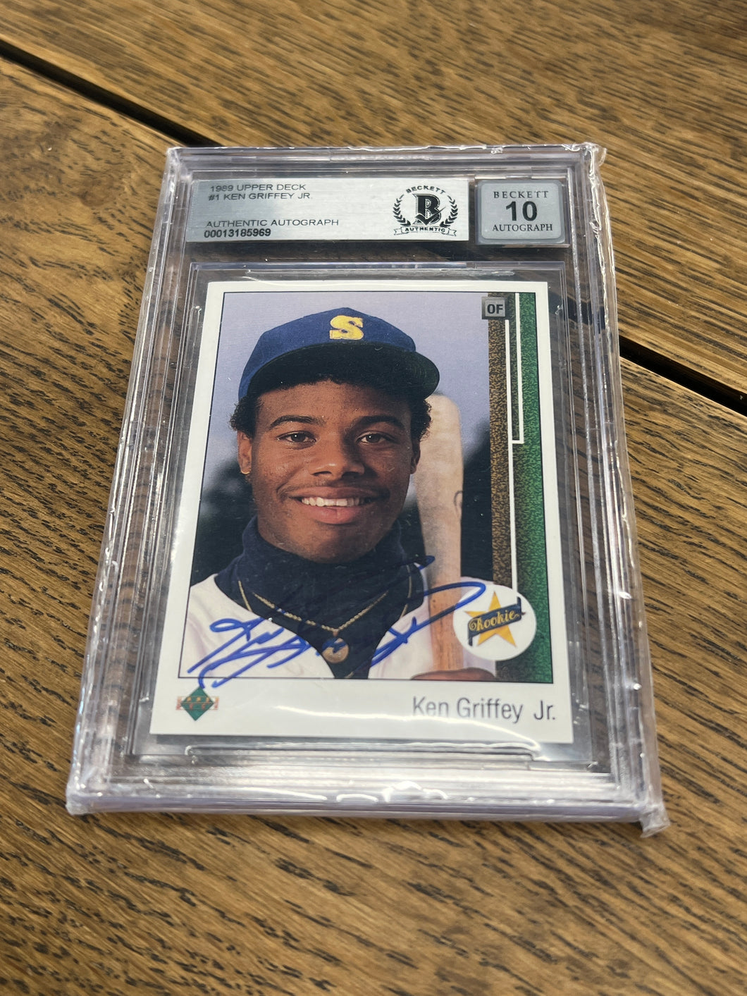 1989 Upper Deck Ken Griffey Jr RC Auto Beckett BGS 10 Authenticated