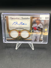 Load image into Gallery viewer, Jose Ramirez 2023 Topps Museum Collection Signature Swatches Dual Patch Auto /25 #SWDRA-JRA
