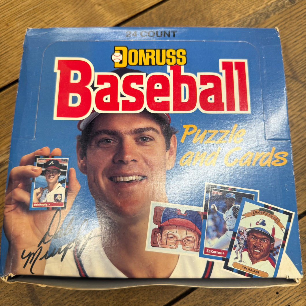 1988 Donruss Baseball Cello Pack Box 24 Count