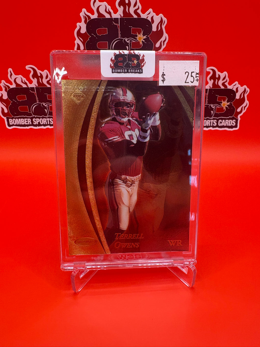 1998 Edge Terrell Owens Masters Rookie Card #17/100