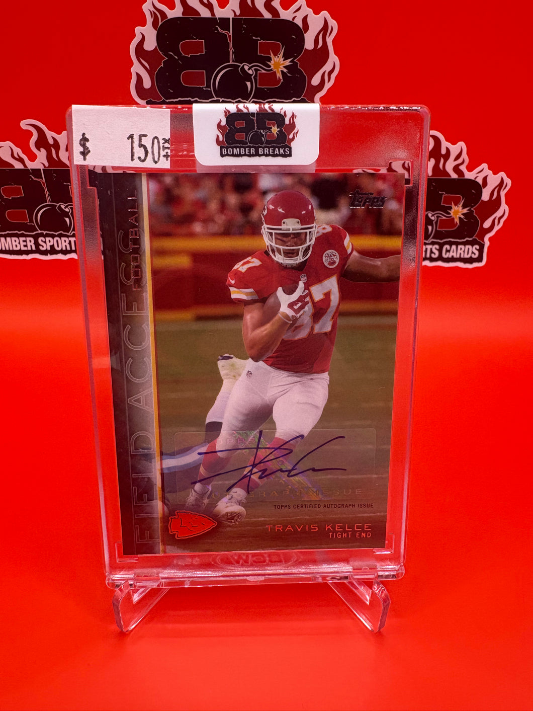 2015 Topps Travis Kelce Autograph Field Access