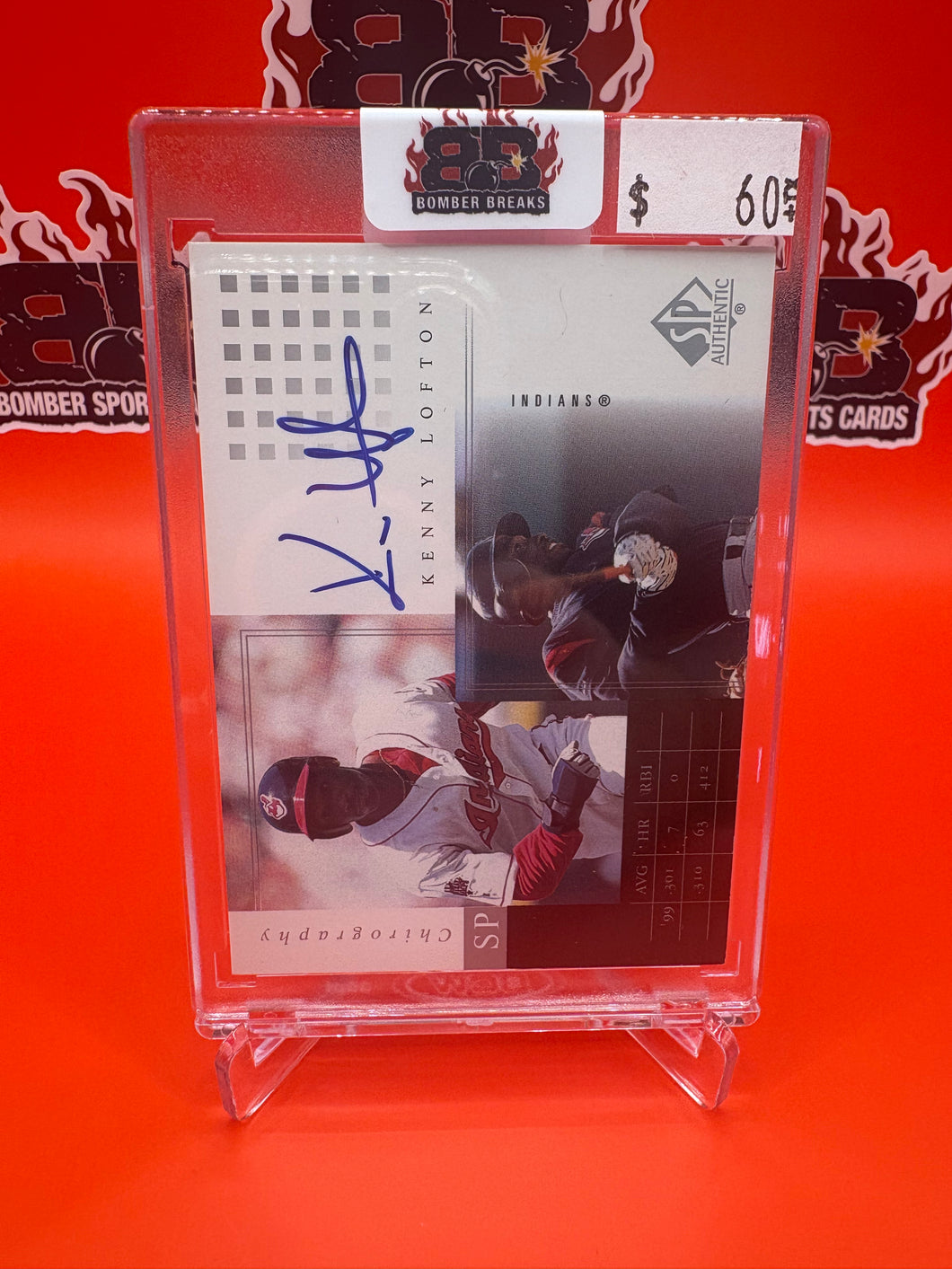 2000 Sp Authentic Kenny Lofton Autograph