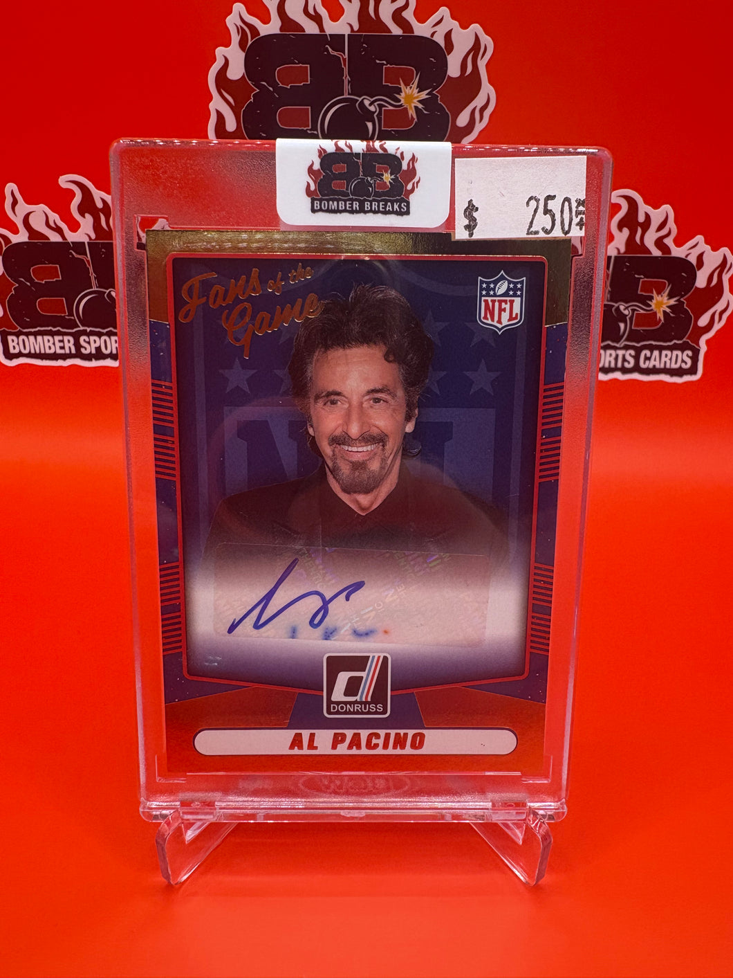 2016 Donruss Football Al Pacino Autograph Fans of the Game