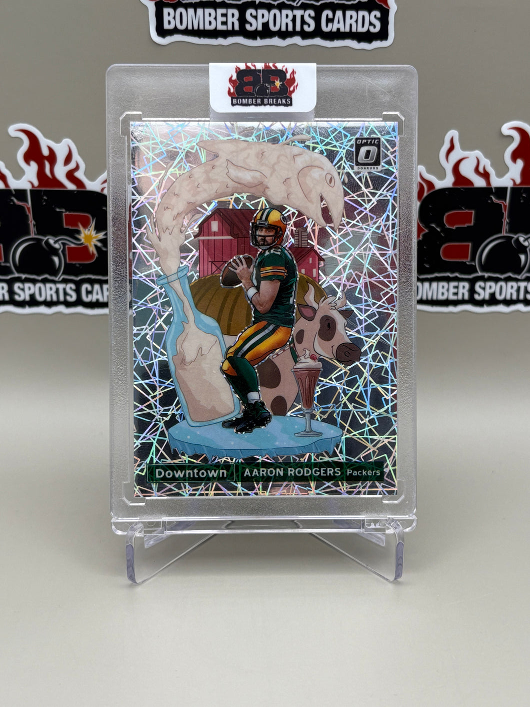 2021 Donruss Optic Aaron Rodgers Downtown