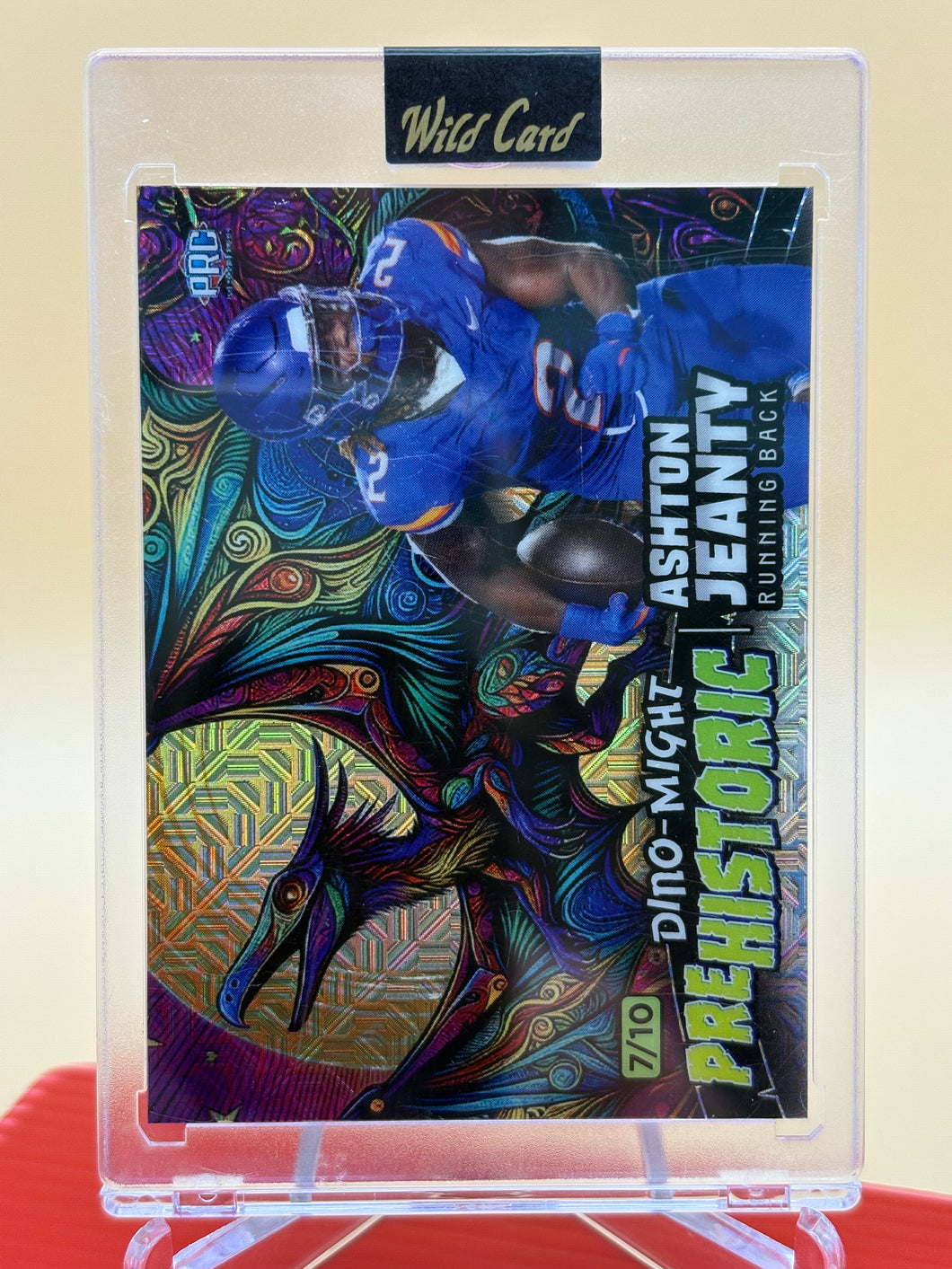 Ashton Jeanty 2024 Wildcard Dino-Might /10 Rookie Card