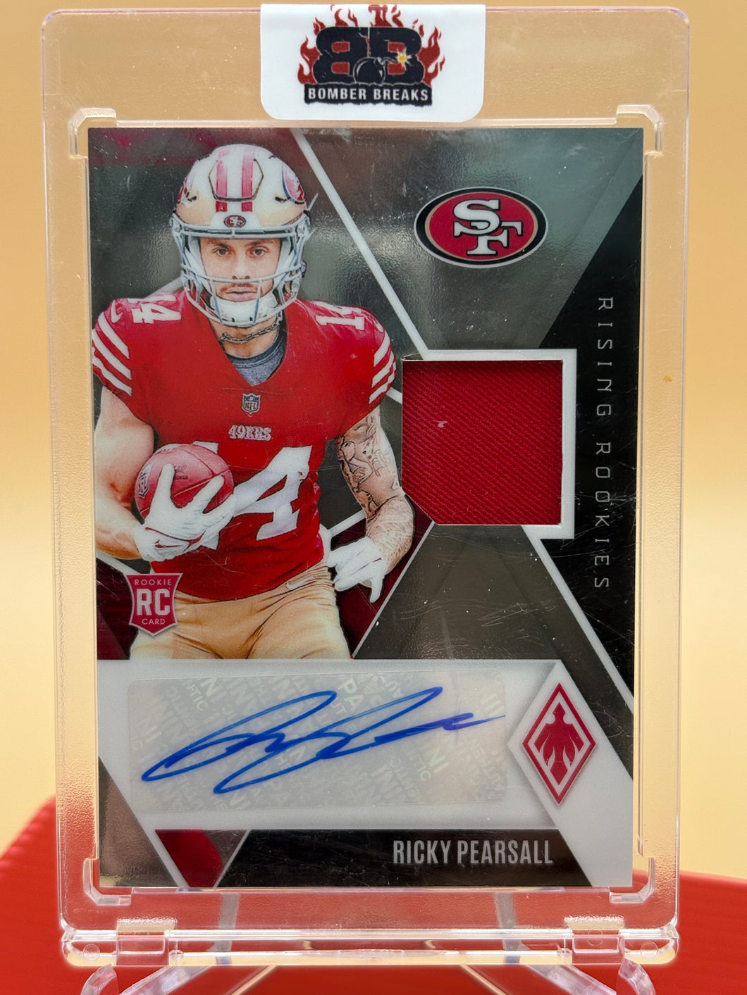 Ricky Pearsall 2024 Phoenix Rookie Rising Red Patch Autograph /99