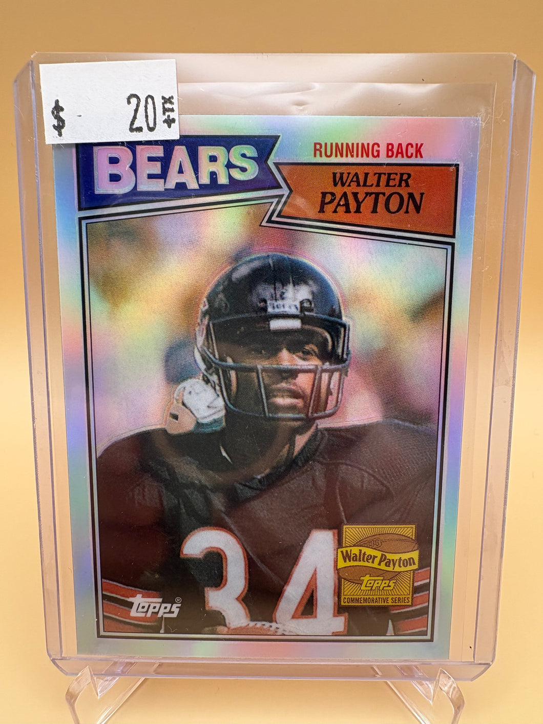 Walter Payton 2001 Topps Chrome Refractor