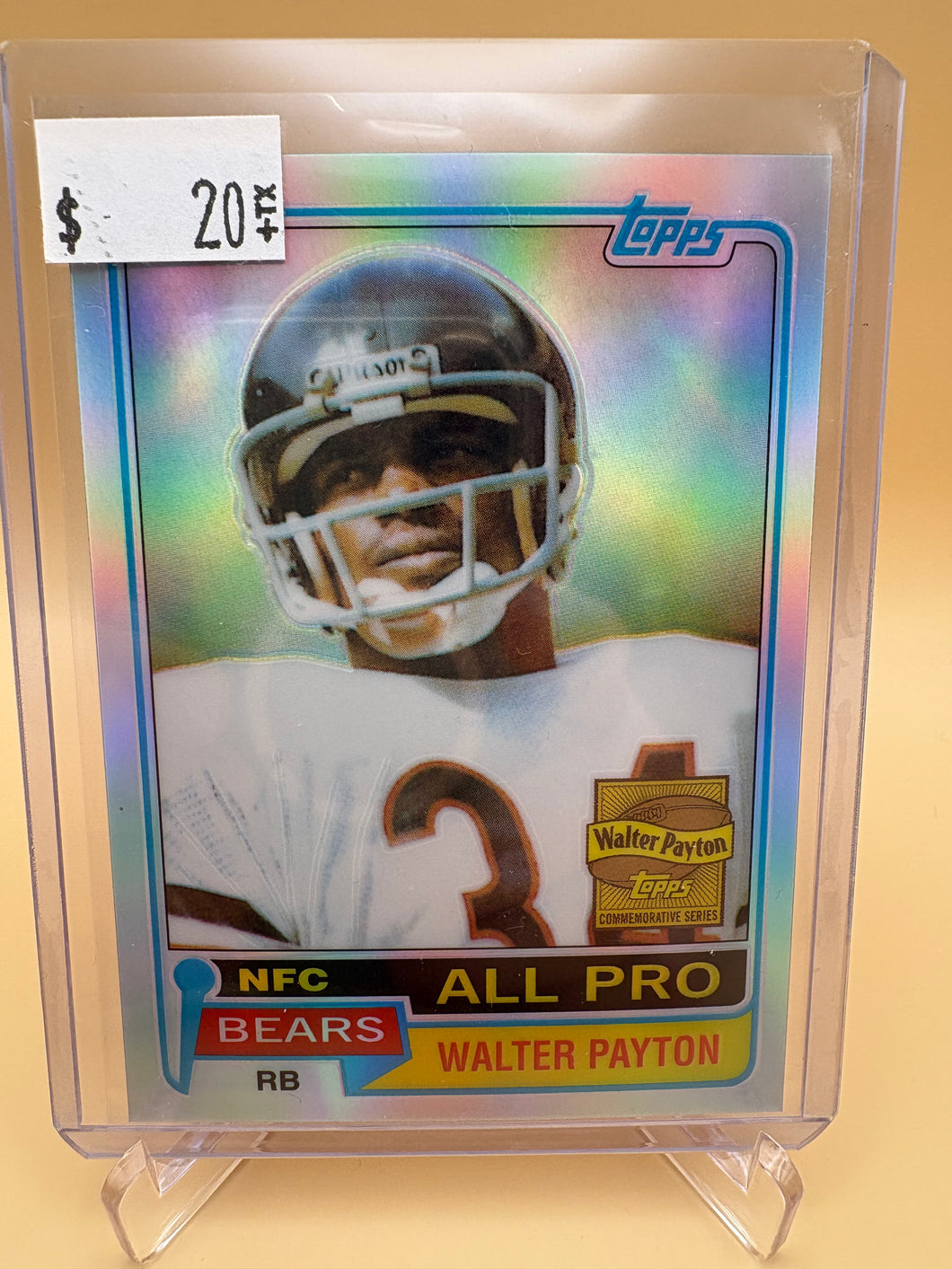 Walter Payton 2001 Topps Chrome Refractor