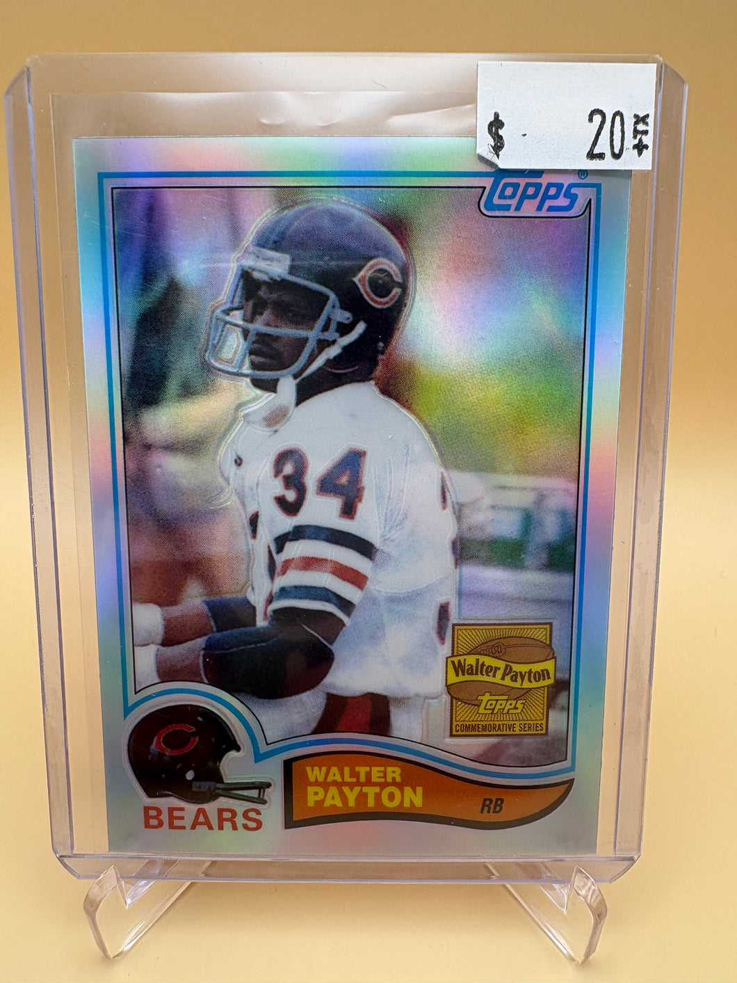 Walter Payton 2001 Topps Chrome Refractor