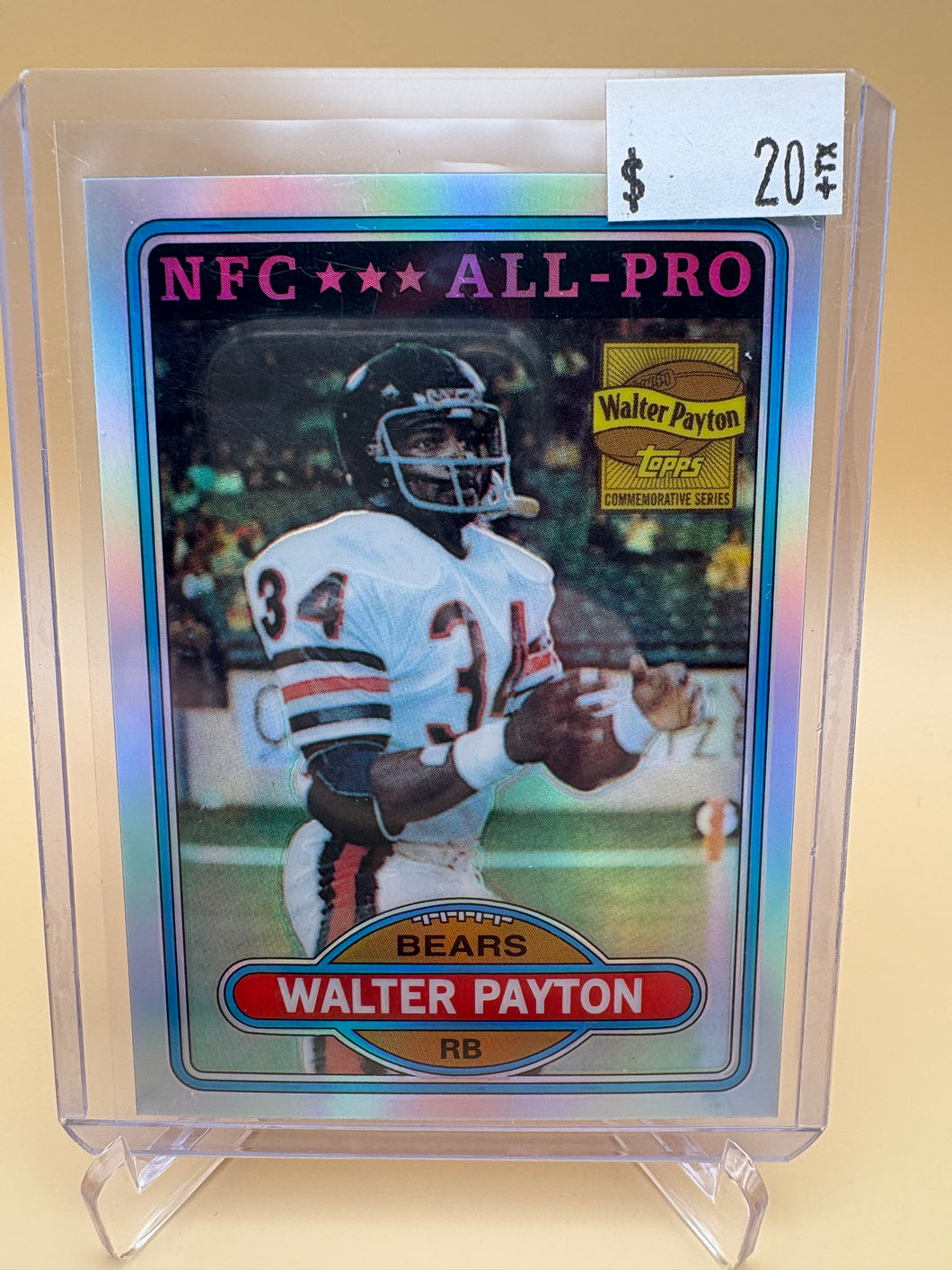 Walter Payton 2001 Topps Chrome Refractor