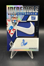 Load image into Gallery viewer, 2023 Panini Certified Jalin Hyatt Freshman Fabric Mirror Signatures Green #/5

