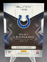Load image into Gallery viewer, 2025 Panini Black #SIZ-RLD Riley Leonard Sizeable Rookie Memorabilia Ruby #/25
