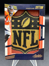 Load image into Gallery viewer, 2018 Panini Absolute #JNS-38 Courtland Sutton Jumbo NFL Shields #/4
