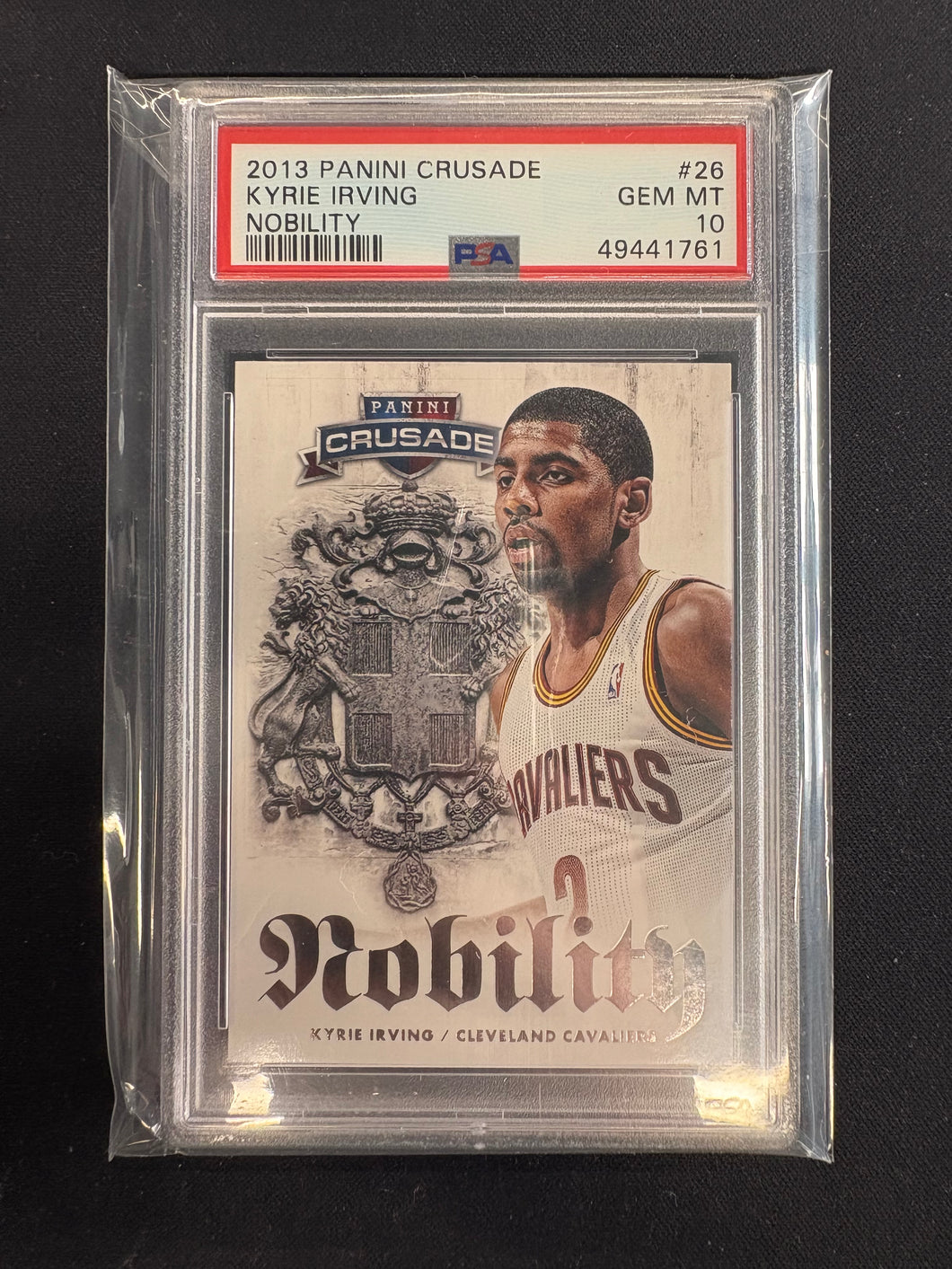 KYRIE IRVING 2013 PANINI CRUSADE NOBILITY PSA 10 POP 1